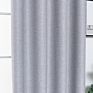 Qinuo Home 52"*84" Luxury Grommet Top Velvet Homochromy Thermal Insulated Curtains for Living Room Set of 2 Panels