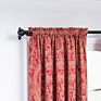 Qinuo Home 52"X84" Rod Pocket Paisley Jacquard Curtains for Bedroom Thermal Insulated Room Darkening Window Treatments