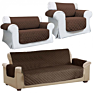 Quilted Sofa Cover Washable Removable Recliner Couch Anti-Wear Slipcover Cushion Armchair Furniture Protector for Dogs Pets Kids