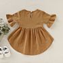 R12# Slip Dress Toddler Girls Clothing Long Skirt Strip Kids Dress