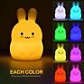 Rabbit Lamp Cartoon Children Bedroom Touch Control Small Night Lamp Christmas Gift beside Deco Baby Usb Night Light