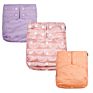 Rainbow Print Cloth Diaper Fabric Manufacturers Baby Infant Reusable Washable Changing Nappy Happyflute