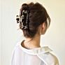 Rara 4" Ins Hair Accessories Women Open-Side Hair Clip Jumbo Rectangle Tortoise Acetate Hair Claw