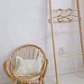 Rattan Clothes Hat Hanging Wall Hooks Rattan Clothes Organizer Hangers for Home Hotel Dorm Decor