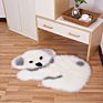 Rawhouse Animal Cartoon Design Fur Multishaped Rug Pet Mats Faux Fur Area Rug