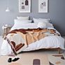 Rawhouse Geometric Morocco Soft Woven Knitted Cotton Morandi Blanket with Tassel
