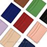 Ready to Ship Pu Vegan Leather Card Holder Personalised Cardholders Faux Saffiano Pebbled Leather Cardholders Wallet