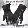 Rechargeable Battery Heating Gloves Men's and Women's Electric Heating Ski Gloves