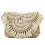 Rectangle Beach Rattan Straw Bag Woven Rattan Bags for Women Girls