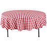 Red and White Rectangle Polyester Plaid Table Cloth Checkered Gingham Tablecloth for Picnic,Holiday,Dinner,Kitchen