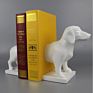 Resin Dachshund Doxie Dog Shape Bookend