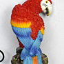 Resin Parrot Solar Light Outdoor Waterproof Garden Lawn Ground Plug Landscape Light