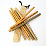 [Retailer`S Choice] Bamboo Drinking Straws Kit, 2 Bamboo Drinking Straws with a Cleaning Brush
