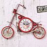 Retro Harley Motorcycle Model Iron Wall Clock Home Decorative Clocks