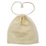 Reusable Washable 100% Nature Cotton Small Mesh Cleaning Laundry Bag with Customized Logo