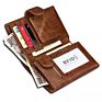 Rfid Blocking Card Holder&Wallet Crazy Horse Leather Wallet for Men