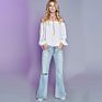 Ripped Wide Leg Boutique Big Size Loose Torn Jeans