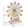 Robotime 3D Diy Wood Crafts Assembly Model Educational Kids Toys Ferris Wheel Wooden Toys 3D Jigsaw Puzzles for Dropshipping