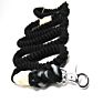 Rope Dog Harness Set Black Cotton Leash for Dogs