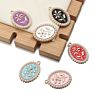 Rose Flower Charms Enamel Alloy Charms for Diy Jewelry Necklace Bracelet Making