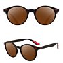 round Frame Sun Driving Glasses Polarized Sunglasses