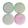 round Reusable Bamboo Fiber Cotton Makeup Remover Pad Washable Facial Cleaning Pad