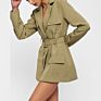 Ruili Service Blazer Woven Fabric Long Sleeve V Neck Jacket Coat