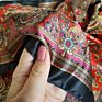 Satin Bandana Women Square Small Bag Wrap Bohemian Retro Silk Scarf