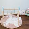 Sell Wooden Baby Gym Mobile Foldable Hanging Gym Toys Newborn Infant Foldable Wood Activity Gym Frame