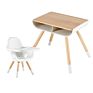 Seller Furniture Children Wooden Chairs for Kids Study or Dining Table and Chair