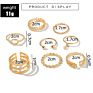 Selling Set Rings for Women Finger Ring Gold Plated Rhinestone Jewelry