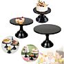 Set of 4 Colors Gold White Metal round Cupcake Stands Set Cake Dessert Display Wedding Cake Stand