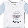 Sheep Print 100% Organic Cotton Newborn Gift Box Clothes 6Pcs Infant Baby Clothing Set for 0-3 Months