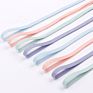 Shoelaces Classic Jelly Color Flat Polyester Shoe Laces Cute Pink Color Sneaker Sports Shoelace