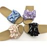 Shoes Stock Comfortable Vintage Women Slides Floral Flower Bowknot Knot Designs Women Slippers Shoes