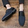 Shoes Stock Moccasins 38-44 Men's Loafers Genuine Leather Upper Rubber Out Sole Breathable