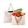 Siicoo Large Plain Canvas Tote Bag