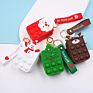 Silicone Dinosaur Push Bubble Popit Coin Purse Handbags Kids Dinosaur Popping Fidget Purse It for Little Girls Woman