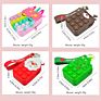 Silicone Mini Soft Wallet Bags Popping Push It Coin Purses Bag Fidget Toys Crossbody Pop Handbags Pouch