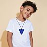 Silicone Shark Tooth Sensory Chew Necklace Teething Bite Toys Necklace for Baby Kids Adults with Autism Adhd Fidgeting Needs