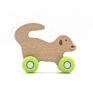Silicone Wooden Wheel Toys