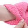 Silubi Soft Quick Dry Microfiber Hair Salon Drying Towel Reusable Straightener Dry Hair Glove S624