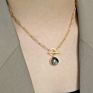 Silver 925 Gemstone Natural Stone Toggle Necklace