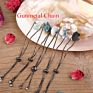 Single Stone Gold Chain Adjustable Crystal Bracelets Natural Nugget Quartz Crystal Simple Bracelet