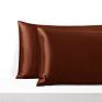 Size 100% Pure Mulberry Silk Pillowcase Envelope Style Support Add Logo Plain Pillow Case