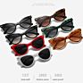 Skyway Cat Eye Sunglasses Luxury Design and America Style Women Red Pc Sun Glasses with Rivet