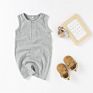 Sleeveless Short Romper Organic Cotton Onesie Baby Clothes