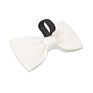 Slide on Collar White Bow Ties for Dog Pets Adjustable Mini Bowties
