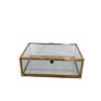 Small Glass Box Design Small Gold Jewelry Ring Box Accessories Jewellery Box Glass for Collections