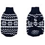Snowflake Dog Christmas Sweater Pattern Pet Cat Dog Clothes